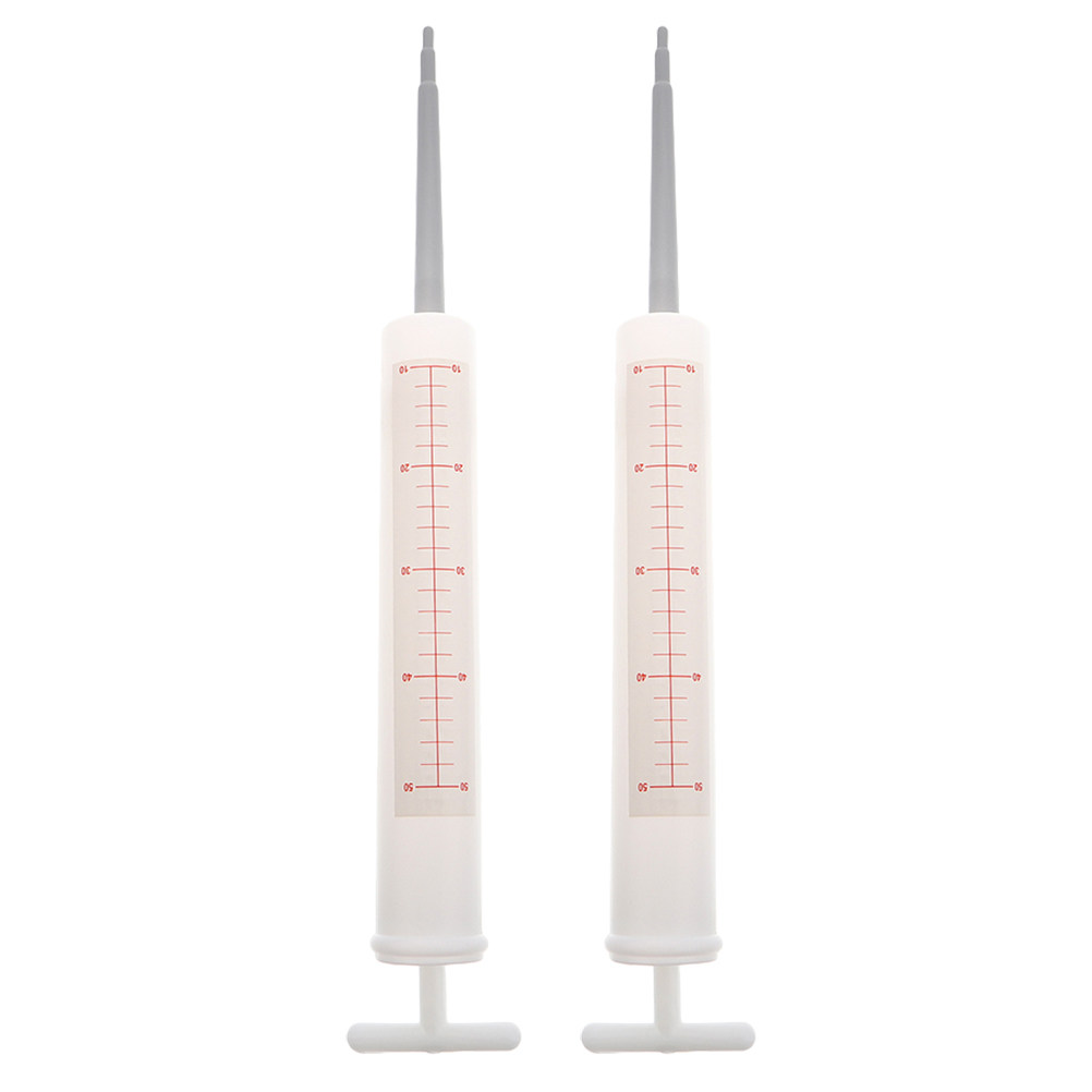 Easy Cosplay Prop - 2개입 드라마틱한 대형 주사기 소품, 휴대가