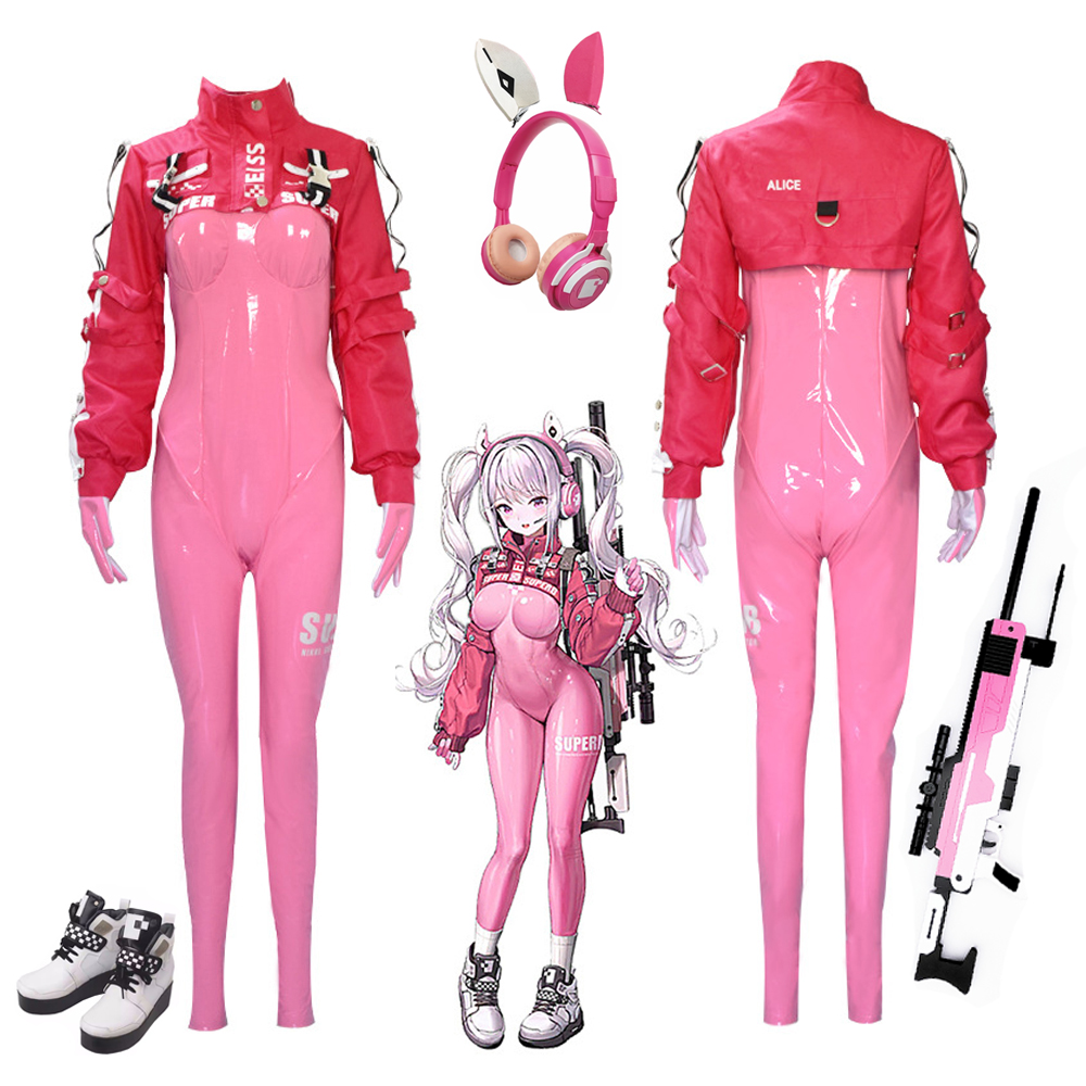 게임 NIKKE: 승리의 여신 앨리스 코스프레 의상 핑 - Cosplay Material For Prop 리뷰 및 가격
