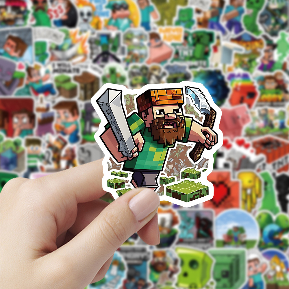 104pcs Minecrafte 스티커 크리퍼 소드 광 - Cosplay Prop Dagger 리뷰 및 가격