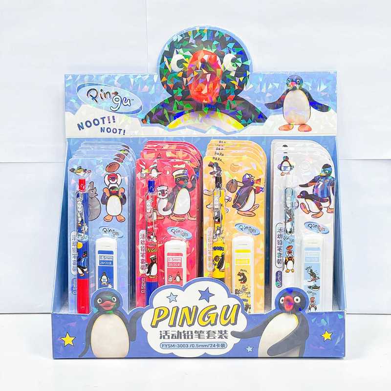 4/24pcs Kawaii Pingu 기계식 연필 세트 - Easy Cosplay Prop 리뷰 및 가격