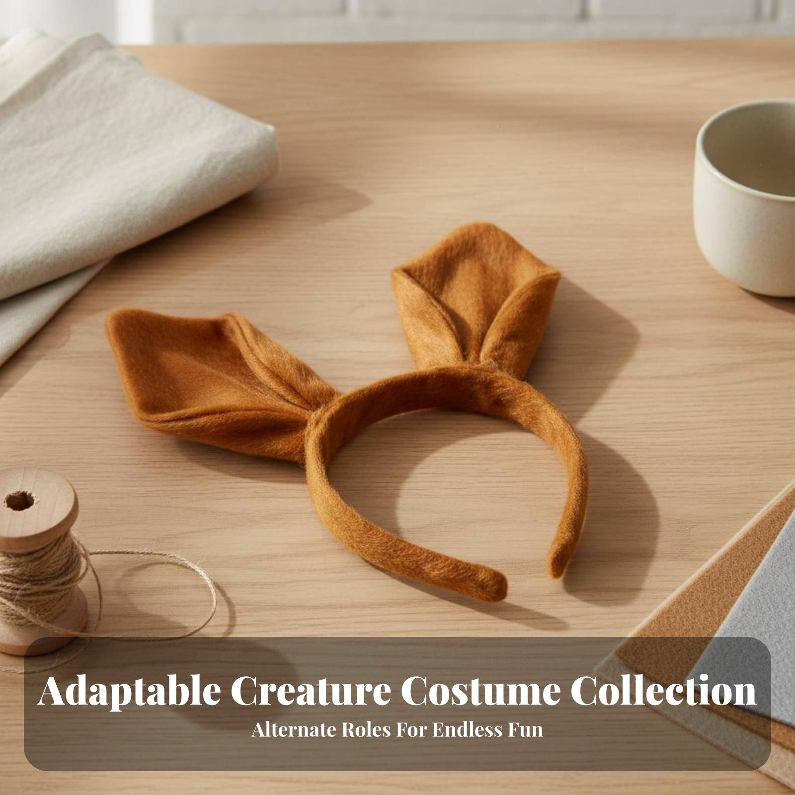 동물 코스튬 헤드밴드 세트 공연 소품 부드러운 동물 코 - Easy Cosplay Prop 리뷰 및 가격