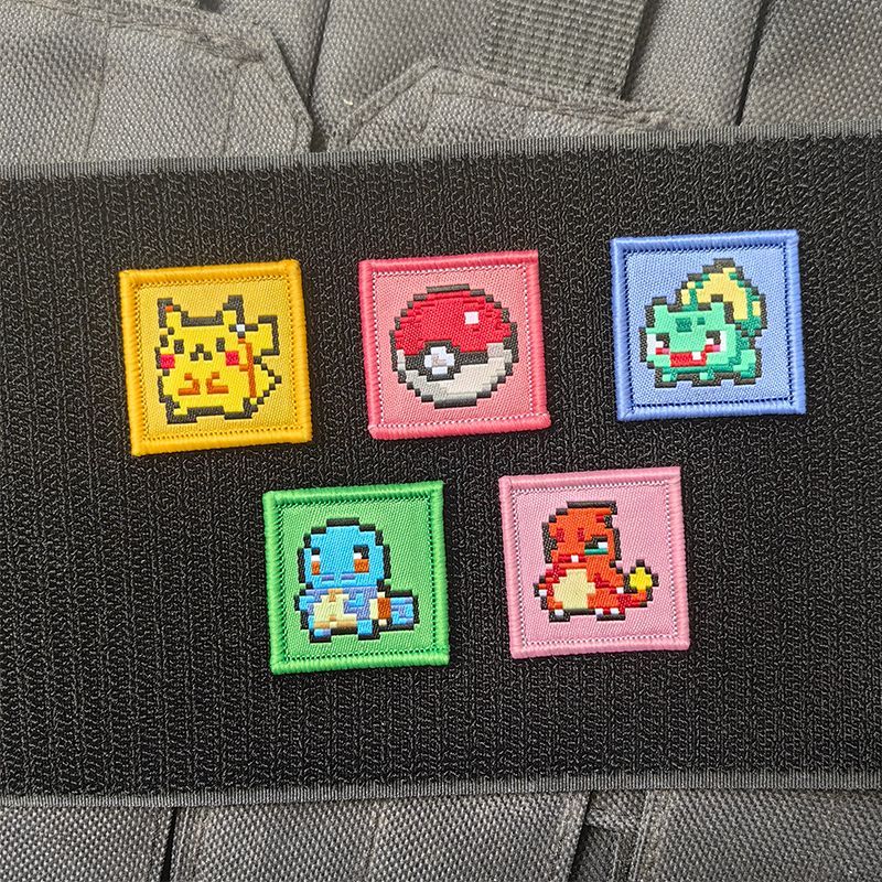 포켓몬 게임 픽셀 자수 패치 피카츄 파이리 꼬부기 벌바 - Pokeball Cosplay Prop 리뷰 및 가격